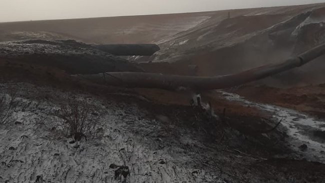 Прорыв газопровода в Оренбургской области. Введен режим ЧС