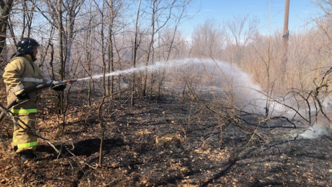 В Бузулукском районе вновь горела степь 