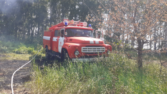 В Бузулукском районе ликвидировали крупный степной пожар