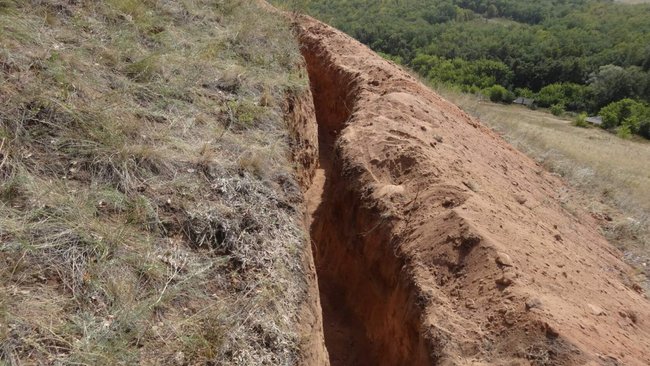 Траншея у Атамановой горы под Бузулуком не угрожает памятнику