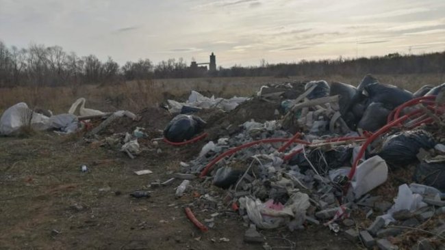 Бузулукские чиновники отреагировали на сообщение о свалке строительных отходов