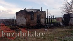 В селе под Бузулуком на пожаре сильно обгорел мужчина 