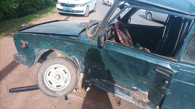 В Бузулуке произошло ДТП на перекрестке