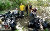 С 50 метров русла Домашки бузулучане собрали 35 мешков мусора 
