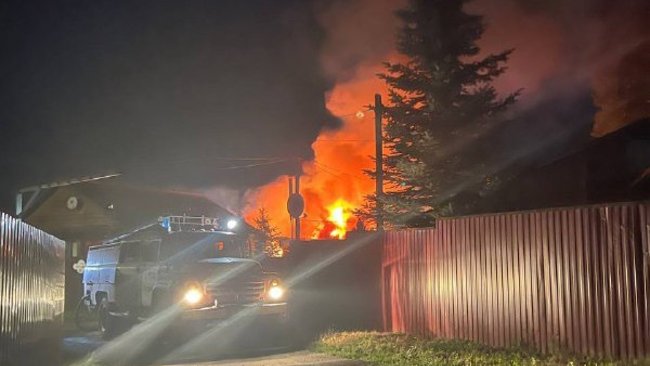 Сегодня ночью в Бузулукском районе тушили пожар