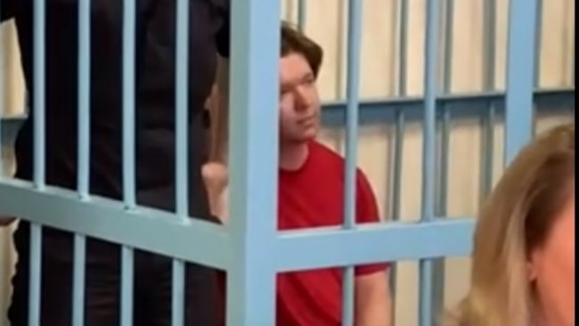 Задержанного по обвинению в убийстве врача в зал суда конвоиры практически несли (18+)