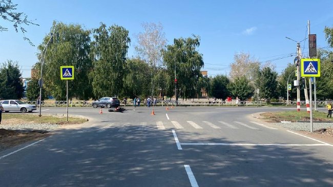 В Бузулуке мотоциклист пострадал в ДТП