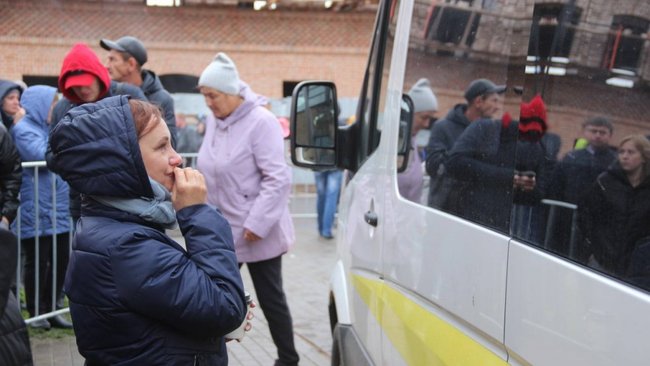 Бузулучане проводили еще одну группу мобилизованных земляков