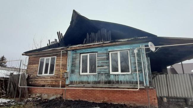 В селе Бузулукского района горел жилой дом