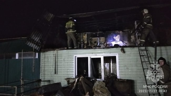 В селе под Бузулуком при пожаре погиб человек (18+)