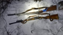В Бузулукском бору браконьеры сбежали, бросив ружья