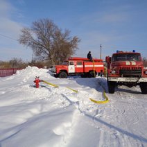 В селе Бузулукского района горел двухквартирный дом 