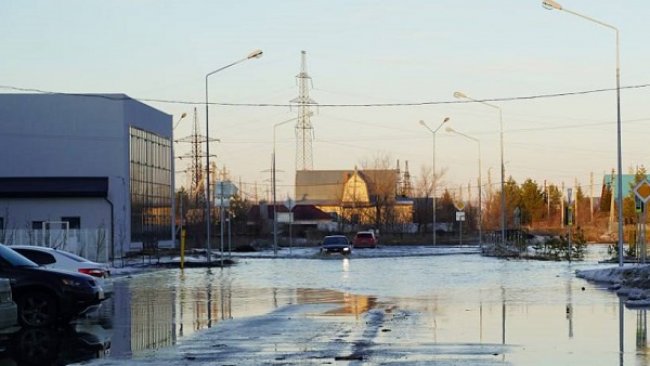 В Бузулуке затопило новый микрорайон