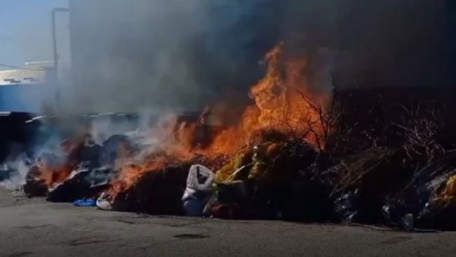 В Бузулуке стали массово гореть мусорные площадки