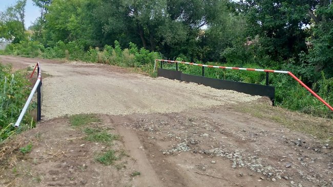 Бесхозный мост в Бузулукском районе облагородили, но не силами чиновников 