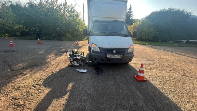 В Бузулуке в ДТП попал 13-летний мальчик на питбайке 