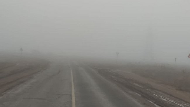 ДТП в тумане: на трассе под Бузулуком иномарка съехала в кювет