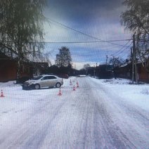 В Бузулуке на дороге столкнулись снегоход и иномарка 