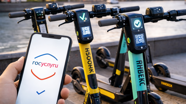 Верификация через «Госуслуги» может появиться в сервисах аренды самокатов