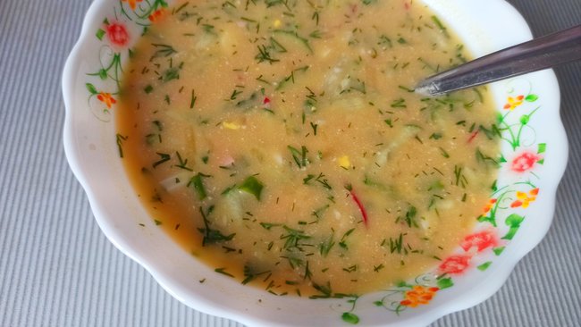 За год набор продуктов для окрошки вырос в среднем на 15%