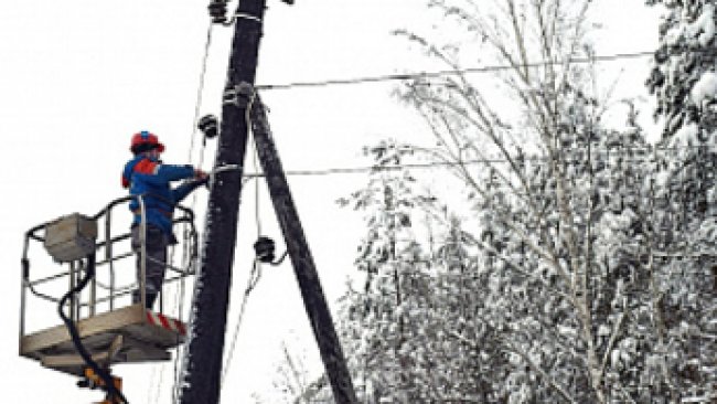 Сильная метель и ветер с порывами до 28 м/с привели к нарушению электроснабжения