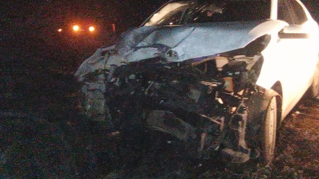 В Бузулукском районе столкнулись два автомобиля после выезда на встречку