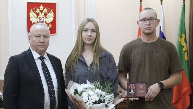 Орден Мужества передали семье героя
