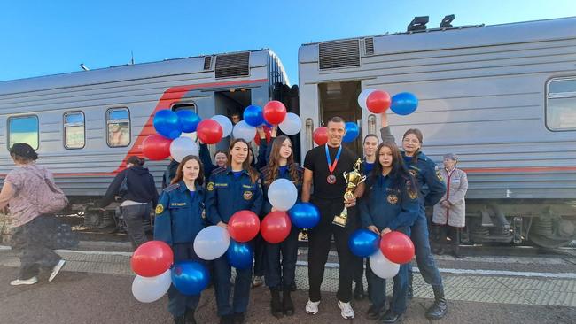 Бузулучанин вошёл в тройку лучших пожарных страны