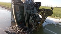 На трассе М5 — авария с возгоранием: есть пострадавшие 