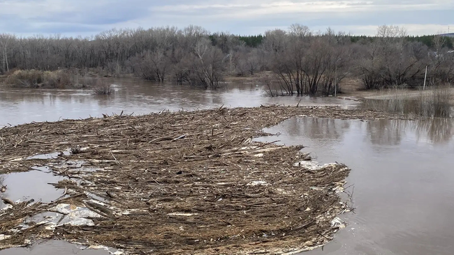 Паводковая обстановка в Бузулуке на 2 апреля
