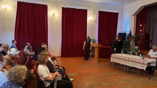 В селе Новоалександровка состоялся ежегодный отчёт главы района.