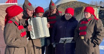 Соревнования по охотничьему биатлону 