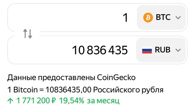 Биткойн опять бьет исторический максимум 
