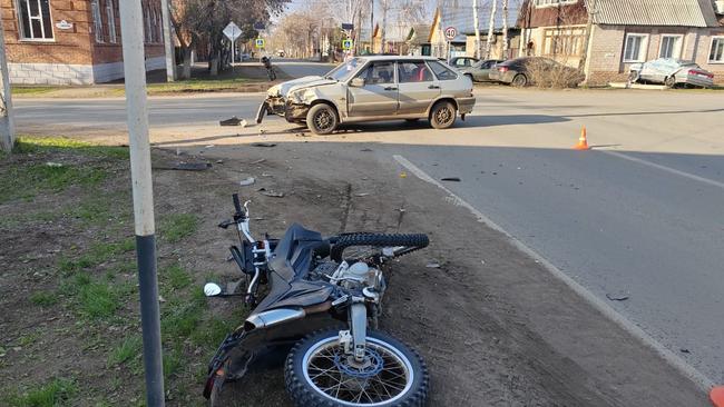 Мотоцикл. Перекресток. Последствия 