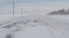 Вечер 19 января: дорогу от Староалександровки до Бузулука снова перекрыли из-за непогоды 