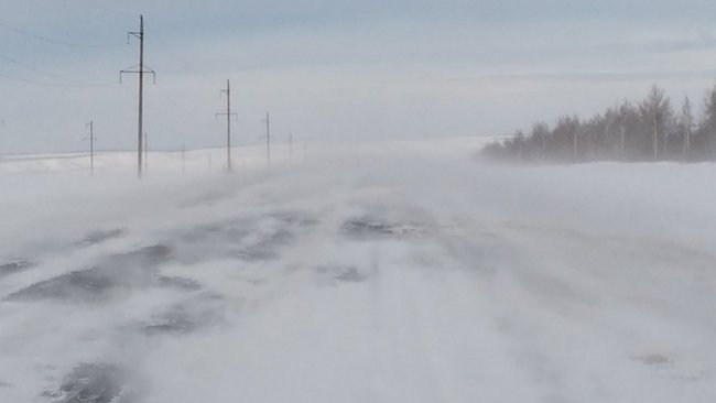 Вечер 19 января: дорогу от Староалександровки до Бузулука снова перекрыли из-за непогоды 