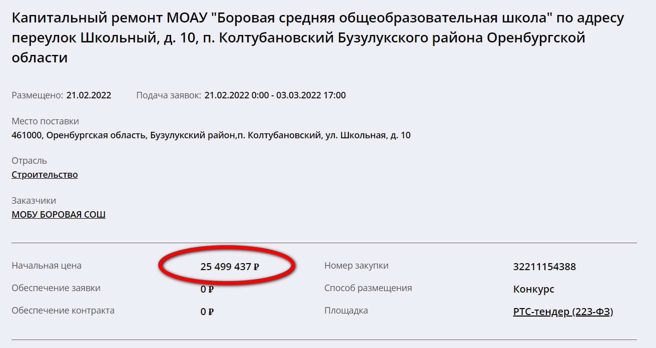 В Бузулукском районе капремонт школы на 25 млн рублей может сорваться из-за  санкций | Новости Бузулука